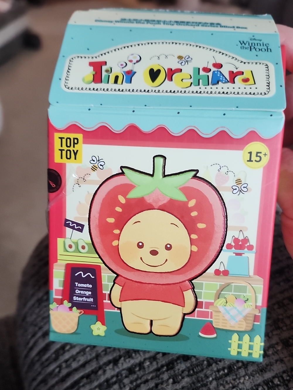 Toptoy Pooh Bear Character Plush Toy - Blue & Red Packaging